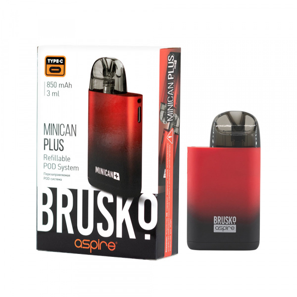 Brusko Minican Plus (Черно-красный)