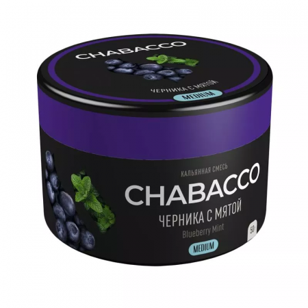 Chabacco Blueberry Mint (Черника с Мятой) Medium 50 г
