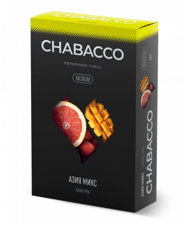Chabacco Asian Mix (Азия Микс) Medium 50 г Chabacco Asian Mix (Азия Микс) Medium 50 г
