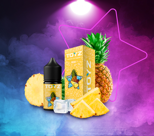 Жидкость Toyz 20мг 30мл Strong (Pineapple Ice)