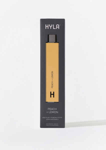 HYLA Disposable – 10% Guarana 4500 Puffs PEACH + LEMON