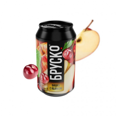 Напиток BRUSKo 0.33L (Вишня с яблоком)