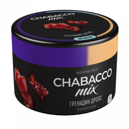 Chabacco Grenadine drops (Гренадин Дропс) Medium 50 г