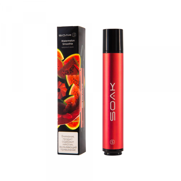 SOAK S 2500 тяг (Watermelon Smoothie (Арбузный смузи))