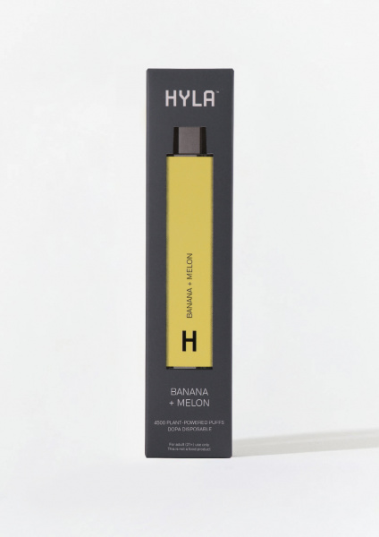 HYLA Disposable – 10% Guarana 4500 Puffs BANANA + MELON
